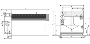 Проточные водогрейные котлы Rendamax R3400 размеры